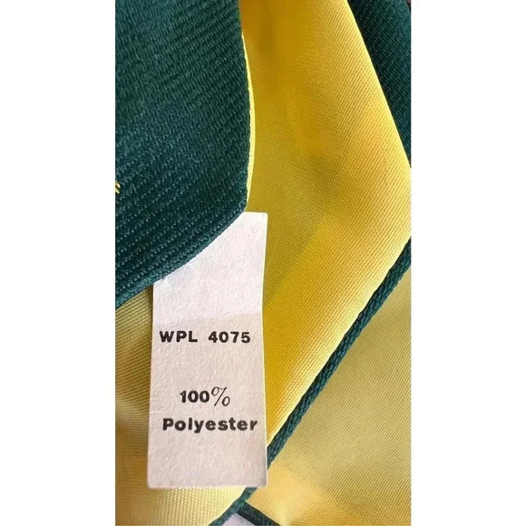 Wembley Men's Green & Gold Tiger Allover Print WPL 4075 Polyester Neck Tie NWT - Picture 7 of 9